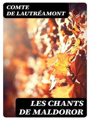 cover image of Les Chants de Maldoror